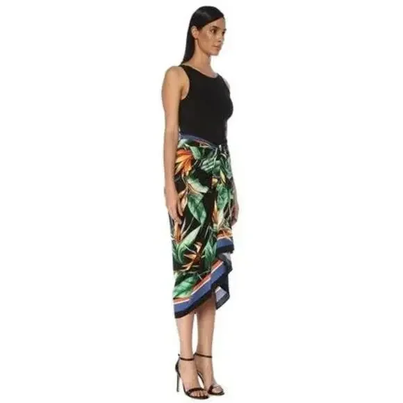 Dolce & Gabbanna | Elegant Floral High Waist Midi Women's Skirt - Picture 2 of 9